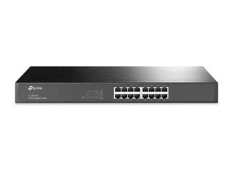 TP-Link TL-SG1016 przełącznik sieciowy Nie zarządzany Gigabit Ethernet (10/100/1000) 1U Czarny TP-LINK
