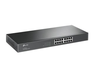 TP-Link TL-SG1016 przełącznik sieciowy Nie zarządzany Gigabit Ethernet (10/100/1000) 1U Czarny TP-LINK
