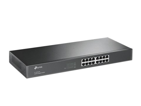 TP-Link TL-SG1016 przełącznik sieciowy Nie zarządzany Gigabit Ethernet (10/100/1000) 1U Czarny TP-LINK