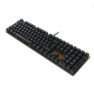 CHERRY KC 200 MX klawiatura Uniwersalne USB QWERTZ Niemiecki Czarny, Brąz Cherry