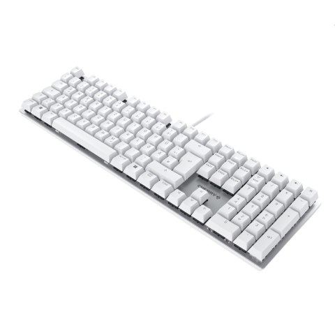 CHERRY KC 200 MX klawiatura Uniwersalne USB QWERTZ Niemiecki Srebrny, Biały Cherry
