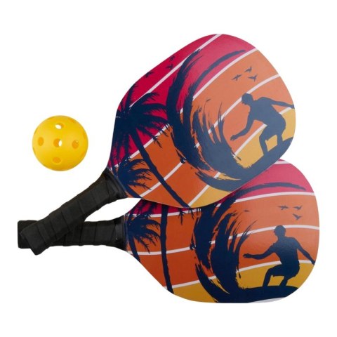 Eddy Toys - Zestaw do gry w pickleball z rakietkami i piłką 3 elementy Eddy Toys