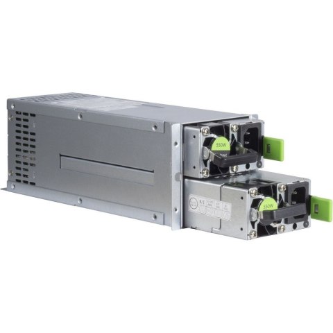 Inter-Tech Aspower R2A-DV0550-N moduł zasilaczy 550 W 20+4 pin ATX Stal nierdzewna Inter-Tech