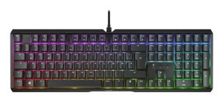 Klawiatura do gier Cherry Xtrfy MX 3.1, port USB, przełącznik kluczykowy Cherry MX2A BROWN, układ DE, aluminiowa obudowa Cherry