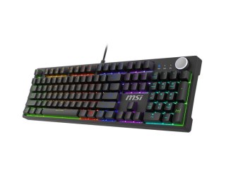 MSI FORGE GK320 RED klawiatura Gaming USB QWERTY Angielski Czarny MSI