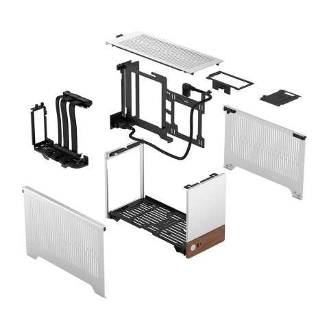 Projektowanie fraktalne | Obudowa komputera | Terra | Srebro | Mini ITX FRACTAL DESIGN