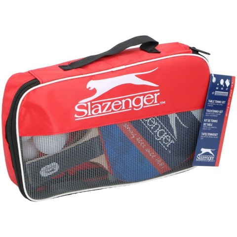 Slazenger - Markowy zestaw do ping ponga / tenisa stołowego 10 elementów Slazenger