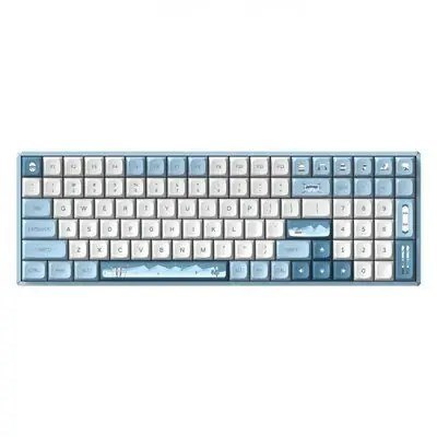 Bezprzewodowa klawiatura do gier IQUNIX F97 Wintertide, RGB - MX Brown Switchs (USA) No name