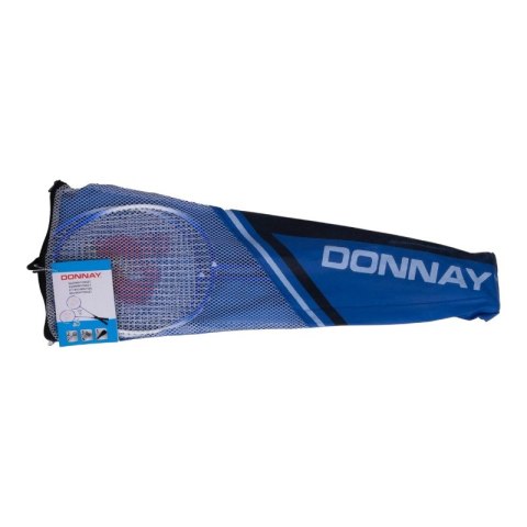 Donnay - Zestaw do badmintona w pokrowcu 6 elementów (niebieski) Donnay