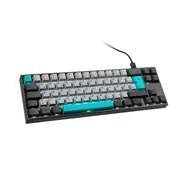 Ducky Miya Pro Moonlight TKL Klawiatura Gamingowa do PC/Mac, MX-Silent-Red, Biała dioda LED - Ciemnoszara Ducky