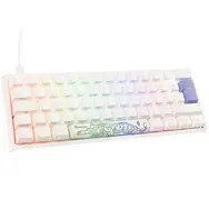 Ducky One 2 Pro Mini White Edition Gaming Tastatur, RGB LED - Cherry Brown Ducky