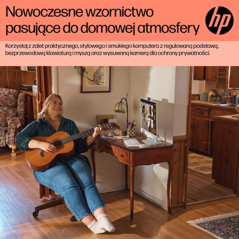 HP AiO 24-cr0312nw Ryzen 5 7520 23.8" FHD IPS 250nits AG 16GB DDR5 SSD512 Radeon 610M Cam720p kB+Mouse Win11 Shell White 2Y Hewlett-Packard