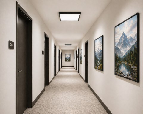 Plafon led Vena 24W 4000K RAL9004 czujnik mikrof