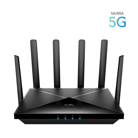Router CUDY P5_EU LAN Gigabit AX3000 WiFi 6 Mesh 5G Dual SIM CUDY