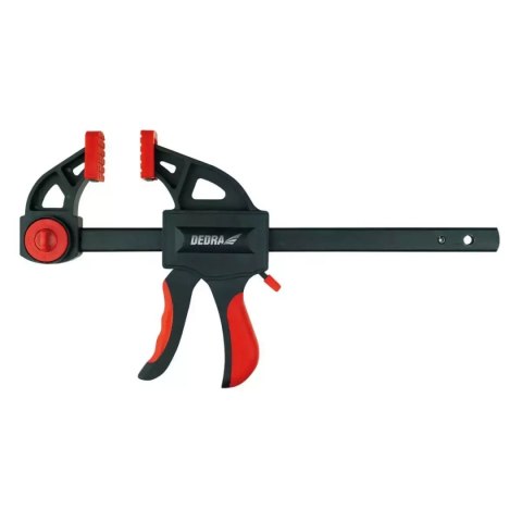 Ścisk stolarski 750x72mm,nylon,pistolet. Dedra