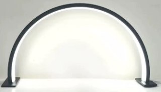 ZD193A Lampa kosmetyczna 39cm 20w czarna ATL