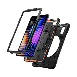 Crong Defender Plus - Pancerne etui Xiaomi Pad 8 / 8 Pro / Pad 7 / 7 Pro 11.2" (czarny) Crong