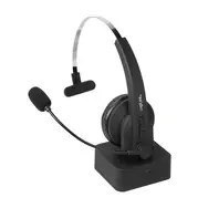 LogiLink BT0059 słuchawki/zestaw słuchawkowy Bezprzewodowy Opaska na głowę Biuro/centrum telefoniczne Bluetooth Podstawka do ład LogiLink