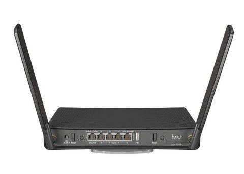Mikrotik hAP ac3 router bezprzewodowy Gigabit Ethernet Dual-band (2.4 GHz/5 GHz) Czarny MikroTik