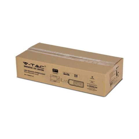 Oprawa uliczna LED V-TAC SAMSUNG CHIP z regulacją i czujnikiem światła 150W 135Lm/W VT-169ST-S 4000K 20250lm 5 lat gwarancji