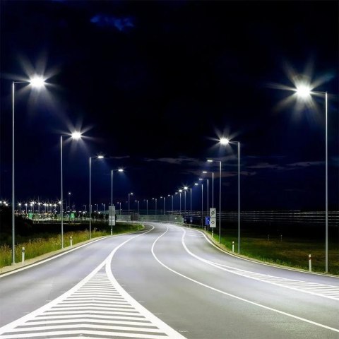 Oprawa uliczna LED V-TAC SAMSUNG CHIP z regulacją i czujnikiem światła 150W 135Lm/W VT-169ST-S 4000K 20250lm 5 lat gwarancji