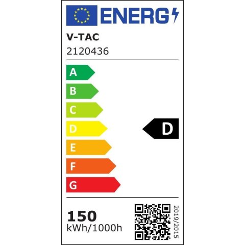 Oprawa uliczna LED V-TAC SAMSUNG CHIP z regulacją i czujnikiem światła 150W 135Lm/W VT-169ST-S 4000K 20250lm 5 lat gwarancji