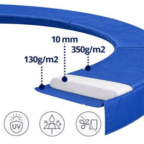 Osłona Sprężyn Do Trampoliny LEAN SPRING PAD Niebieska 360-376 CM 12FT LEAN