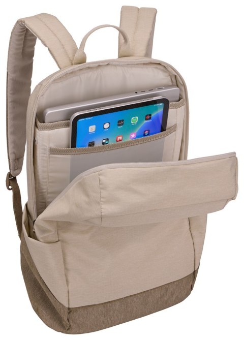 Thule | Lithos | Plecak 20L | Pasuje do rozmiaru 16" | Plecak na laptopa | Pelikan Szary/Wyblakły Khaki Thule