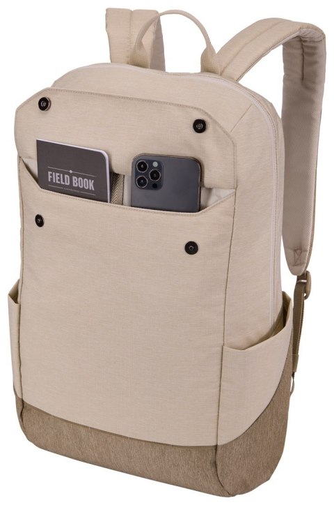 Thule | Lithos | Plecak 20L | Pasuje do rozmiaru 16" | Plecak na laptopa | Pelikan Szary/Wyblakły Khaki Thule