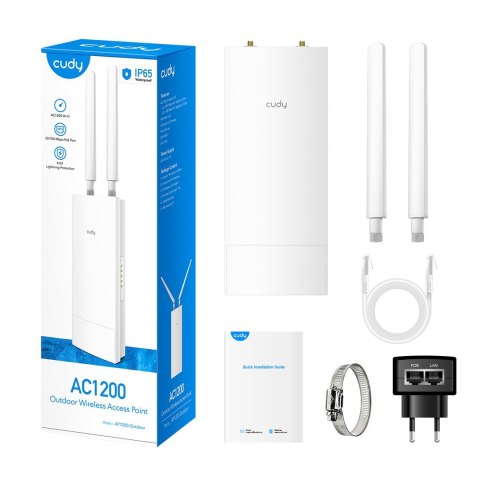 Cudy AP1200 867 Mbit/s Biały Obsługa PoE MERCUSYS