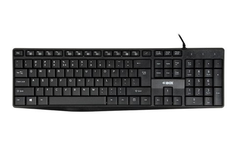 IBOX KLAWIATURA PRZEWODOWA ERIS, BLACK IBOX