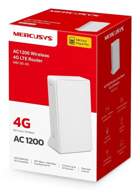 Router Mercusys MB130-4G LTE AC1200 MERCUSYS