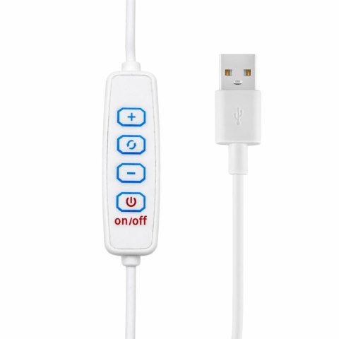 ZD194B Lampa kosmetyczna led 55cm 29w różowa ATL