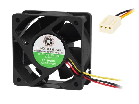85-625# Wentylator 60x25mm 24v ślizgowy 3-przewodowy Blow