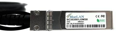 BlueOptics JD096C-BL kabel InfiniBand / światłowodowy 1 m SFP+ Czarny No name