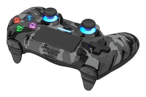 Dragonshock Mizar+ Czarny, Szary, Kamuflaż Bluetooth Gamepad Analogowa/Cyfrowa PC, PlayStation 4, Android No name