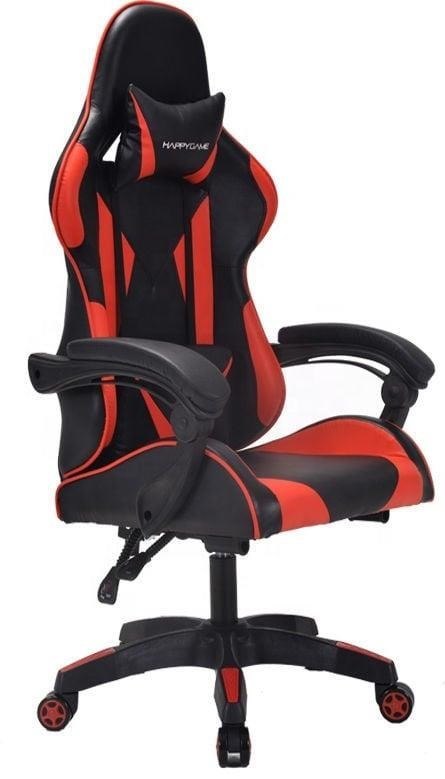Fotel gamingowy HappyGame model 7911 kolor czerwony No name
