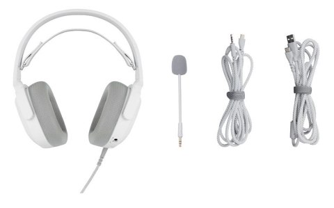 GAMIAC HS71 Zestaw słuchawkowy Przewodowa Opaska na głowę Gaming USB Type-C Biały No name