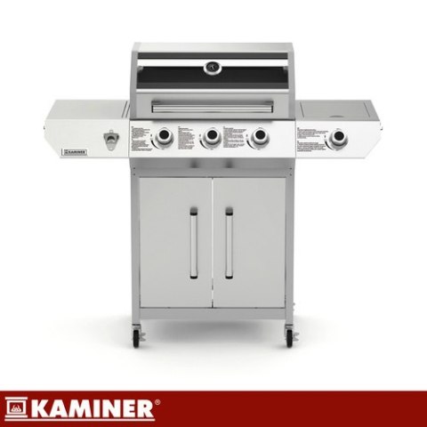 Grill gazowy 3+1 13.5kW Varen 4.0 Kaminer KAMINER