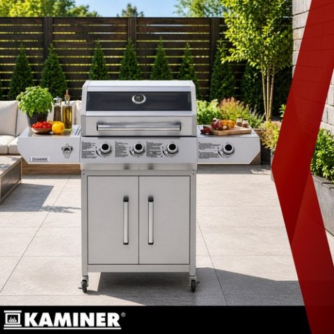 Grill gazowy 3+1 13.5kW Varen 4.0 Kaminer KAMINER