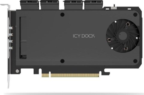 Icy Dock Adapter 4 x M.2 NVMe SSD Mobile Rack Adapter Card f No name