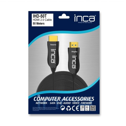 Kabel INCA HDMI IHD-50T 2.0 Kabel połączeniowy 4K, 30Hz, 50m sprzedaż detaliczna No name