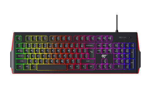 Klawiatura gamingowa Havit KB866L (czarno-czerwony) HAVIT