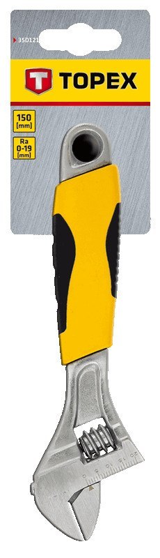 Klucz nastawny 150 mm, zakres 0-19 mm TOPEX