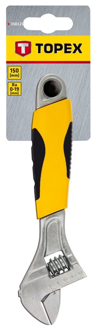 Klucz nastawny 150 mm, zakres 0-19 mm TOPEX