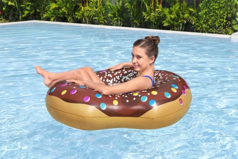 Koło Do Pływania Donut Pączek Brązowy 107 cm Bestway 36118 BESTWAY