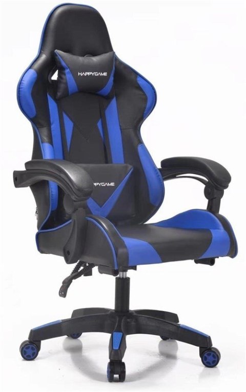 Krzesło gamingowe HappyGame model 7911 w kolorze Blue No name