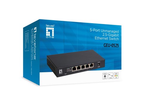 Przełącznik LevelOne GB 5-portowy 2,5 Gb/s No name