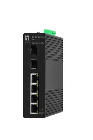 Przełącznik przemysłowy LevelOne Hilbt GB/SL 6-portowy/IP30+DIN 1Gbps No name
