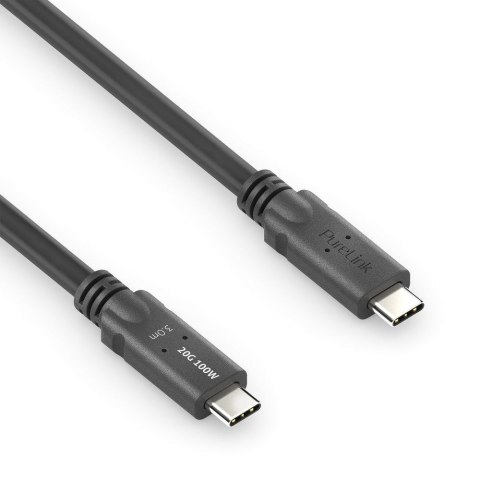 PureLink MicroX4 USB-C auf USB-C Kabel USB4 Gen2x2 20Gbps, 100W, 3,00 m No name